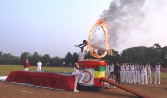 High Horse by class XII cadets