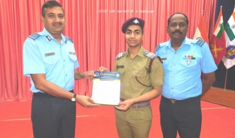 best disciplined passing out cadet class xii